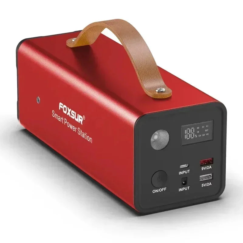 Camping Portable Power Station 200W 220V LiFePO4 Battery Outdoor Emergency Power Supply Solar Generator Battery Home Power Bank